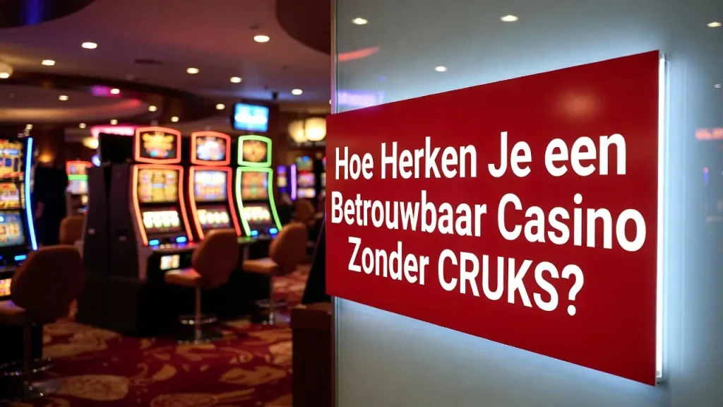 Betrouwbaar casino zonder CRUKS - Hoe herken je dat?